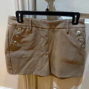 Rachel Zoe High Waist Tan Shorts